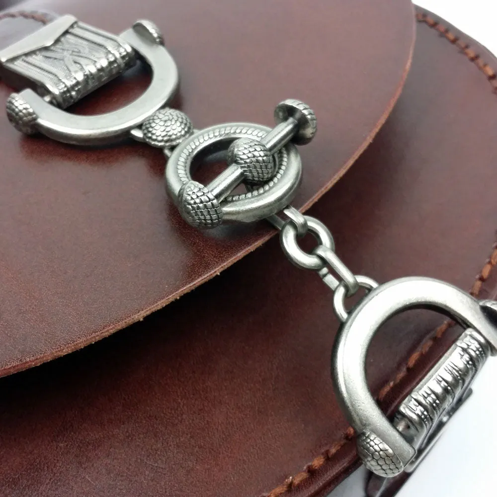 Shell / Crossbody Bag  <br>Genuine-Leather