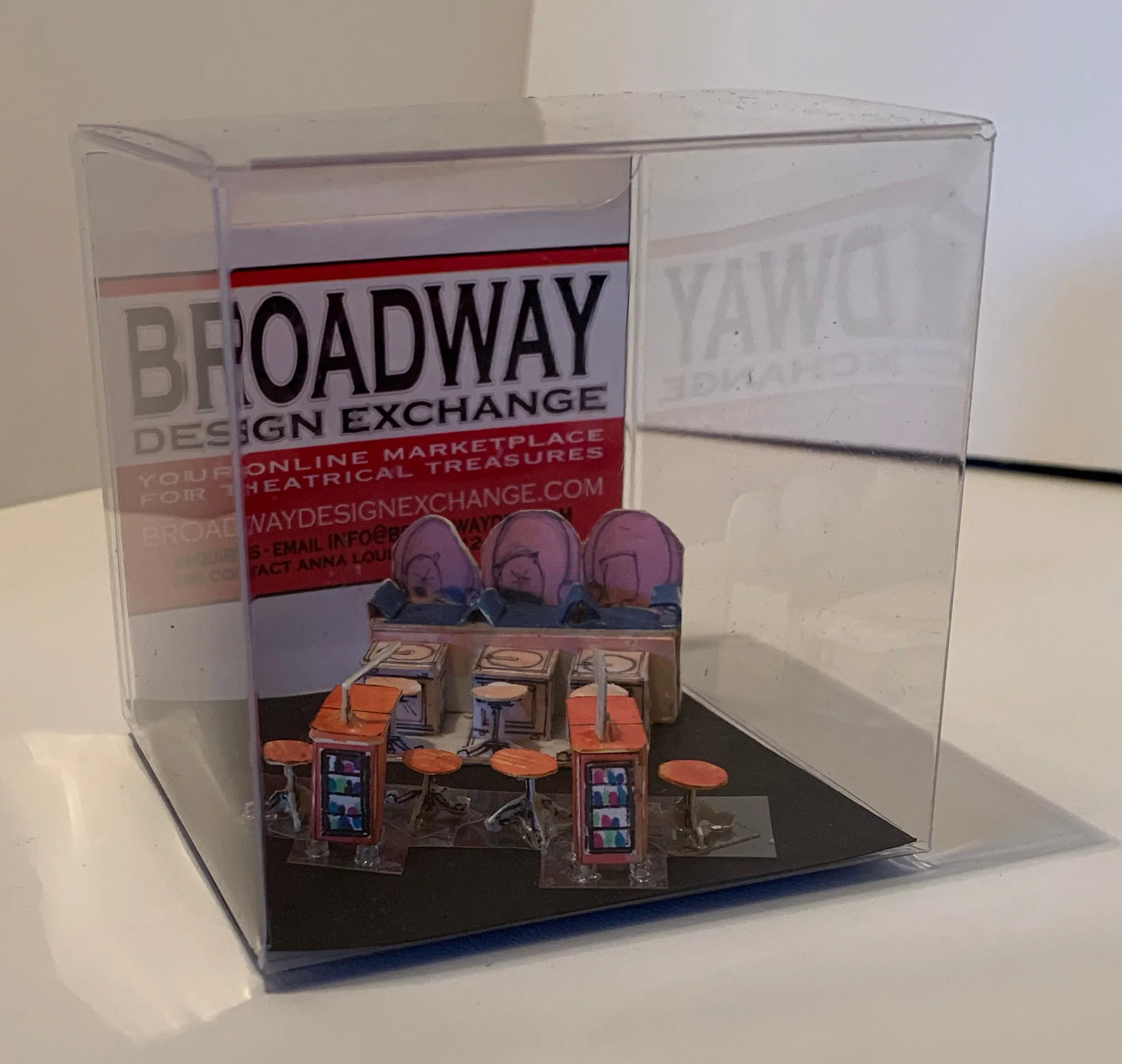 Show Bit - Orange Work Tables by Anna Louizos