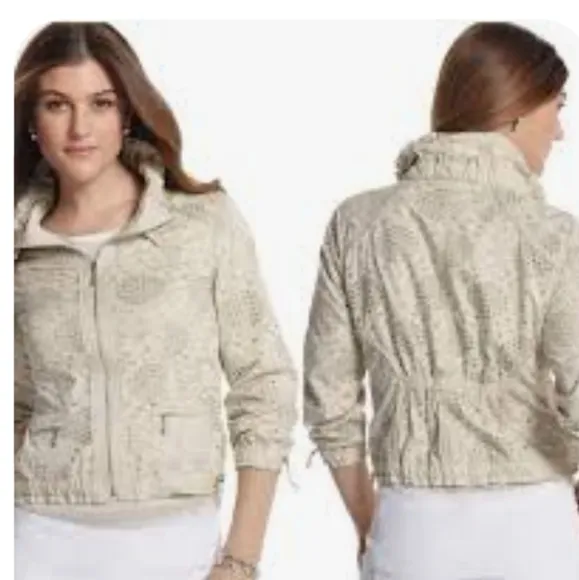 Sm Size 6 White House Black Market Casual Designer Women's Jacket With Front Poc