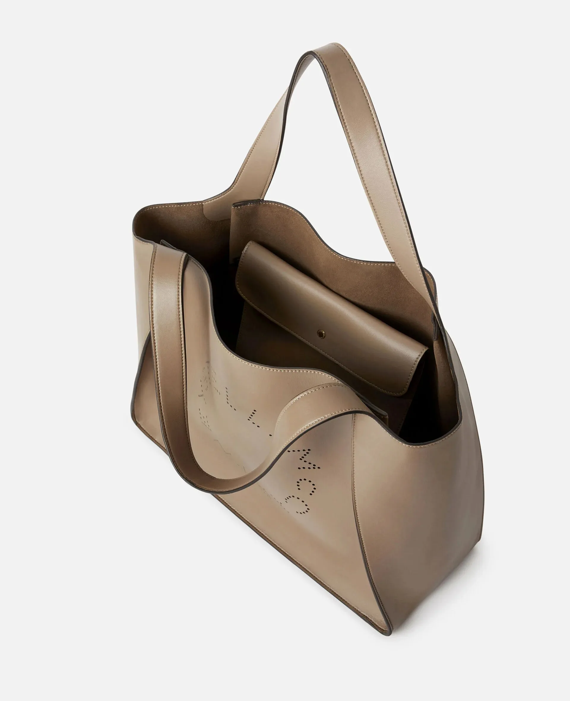 [S.McCARTNEY] TOTE LOGO ALTER MAT - MOSS