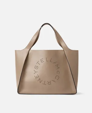 [S.McCARTNEY] TOTE LOGO ALTER MAT - MOSS
