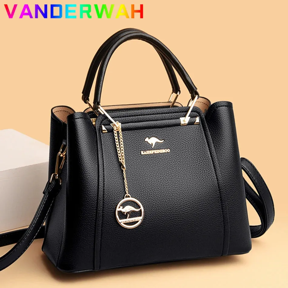 Soft Leather Luxury Handbag for Women