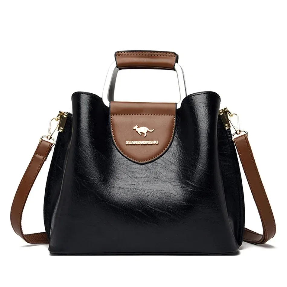 Soft Leather Luxury Handbag for Women