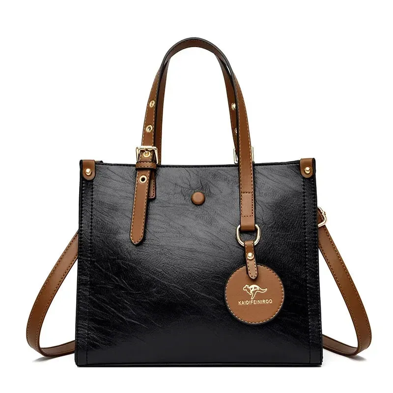 Soft Leather Luxury Handbag for Women