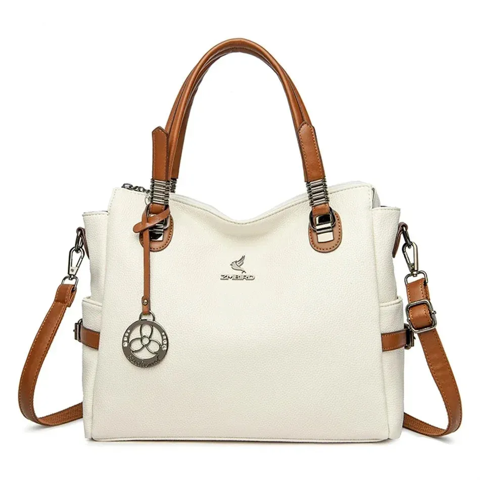 Soft Leather Luxury Handbag for Women