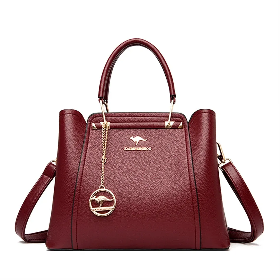 Soft Leather Luxury Handbag for Women