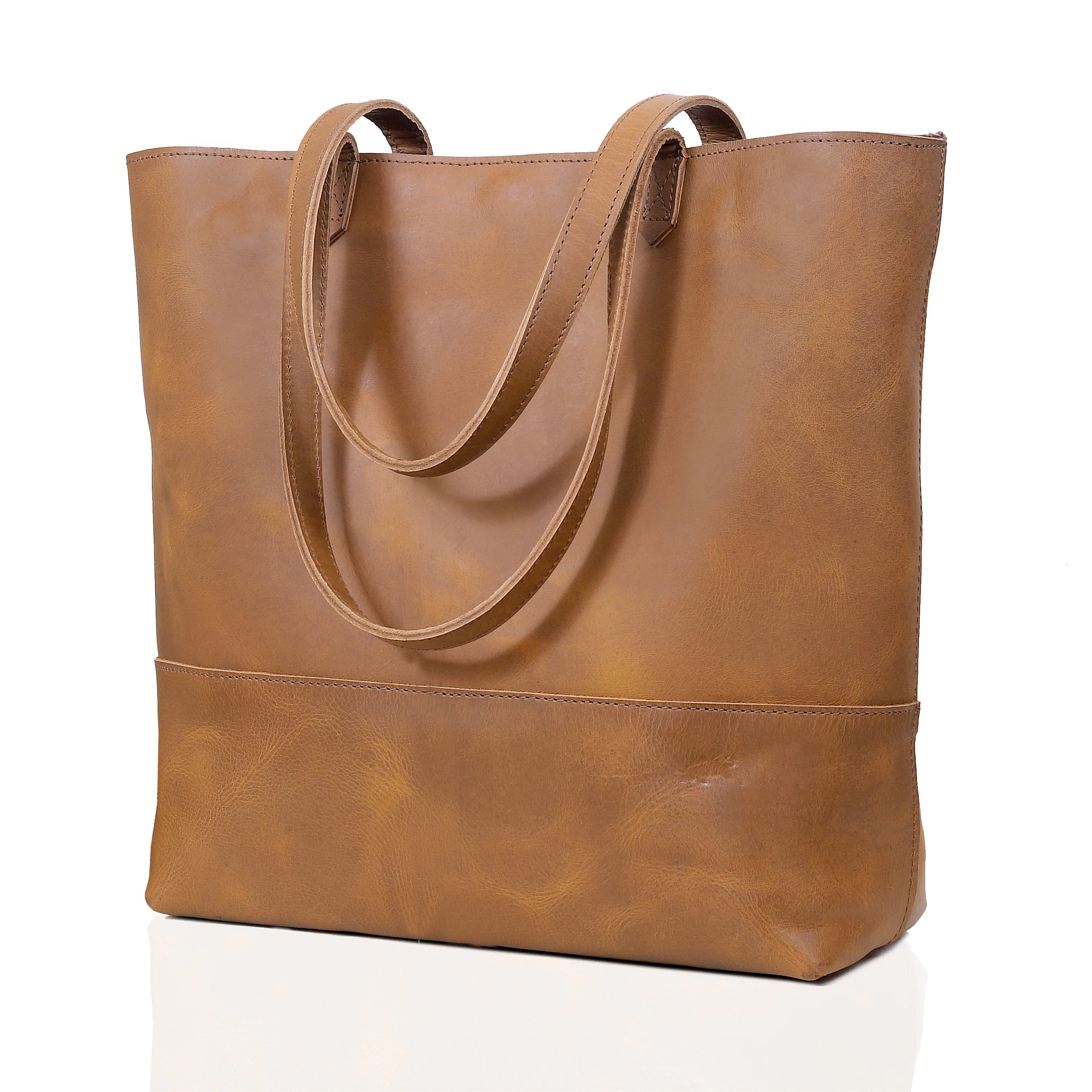 Sophie Buffalo Leather Tote Bag   Wallet Set