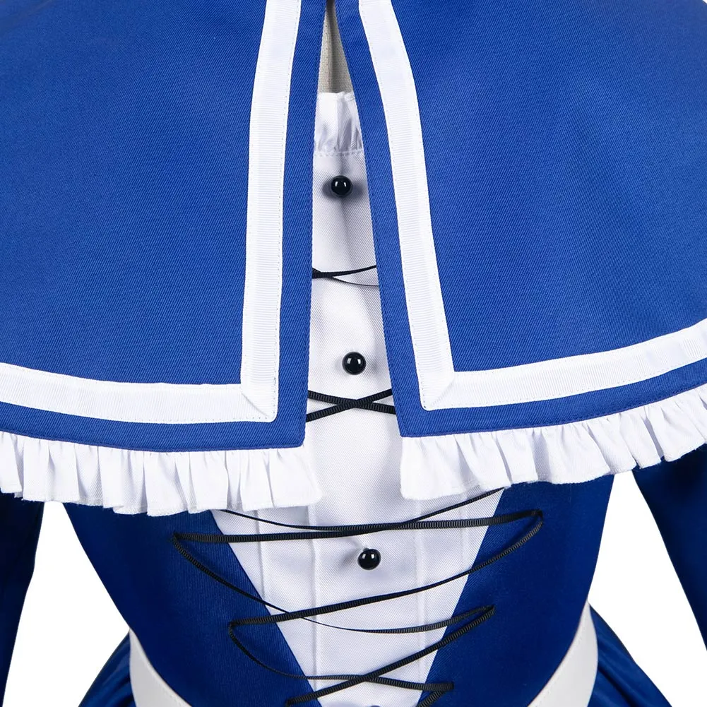 Sousou No Frieren Lawine Blue Dress Suit Cosplay Costume Outfits Halloween Carnival Suit