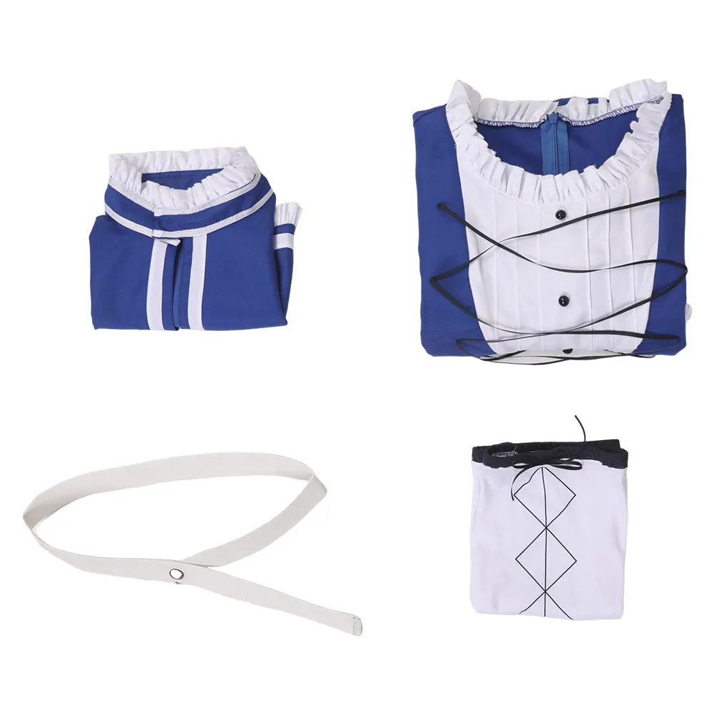 Sousou No Frieren Lawine Blue Dress Suit Cosplay Costume Outfits Halloween Carnival Suit
