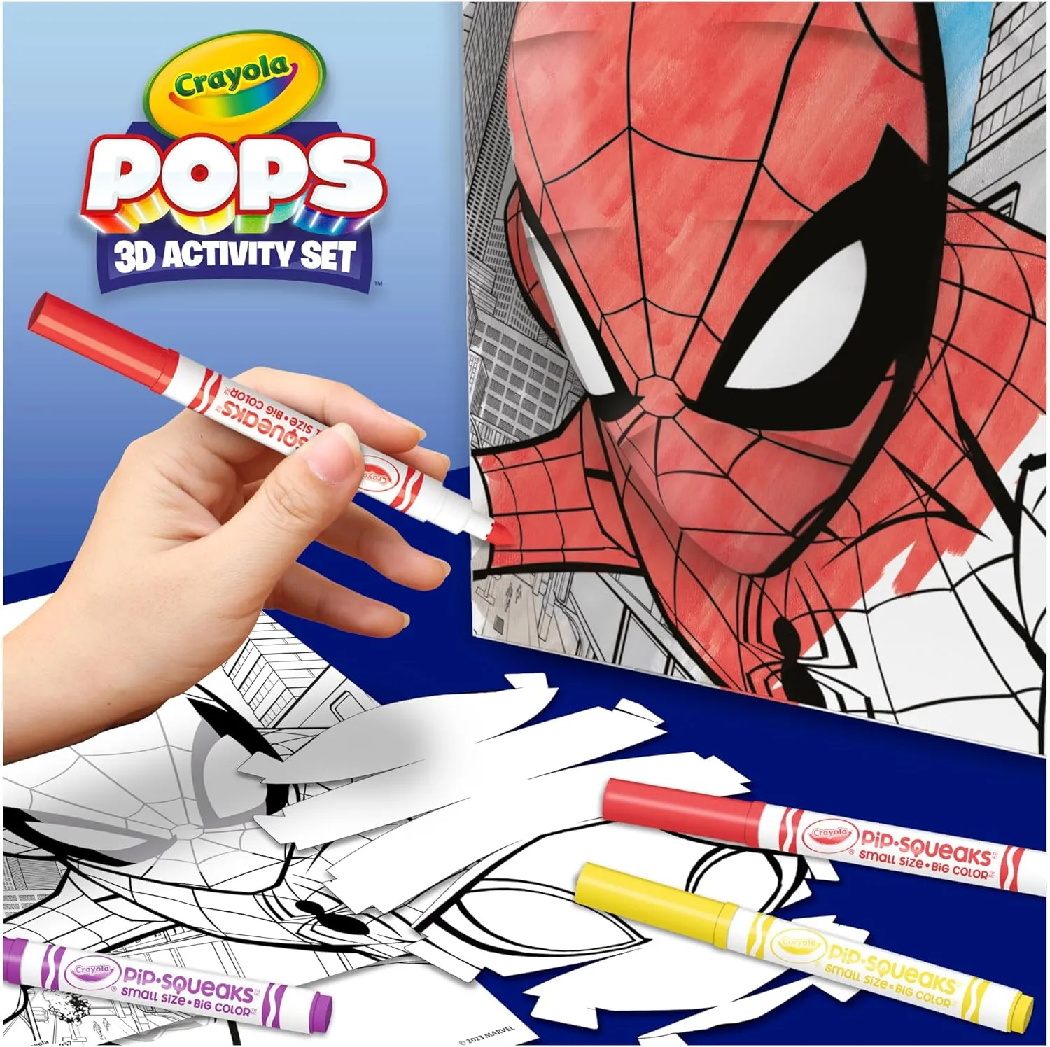 Spiderman, POPs Colour & Activity  Box Kit