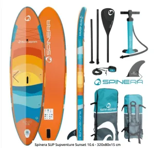 Spinera SupVenture Sunset ISUP 10'6" by 32" Inflatable SUP