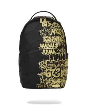 Sprayground Half Graff Gold Backpack