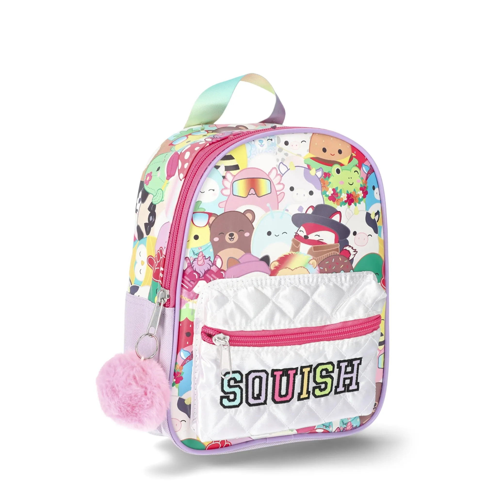 Squishmallows Girls Mini Backpack, Multicolor - new