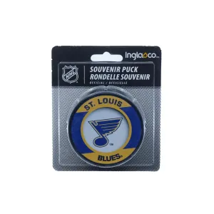 St. Louis Blues Inglasco NHL Retro Logo Hockey Puck