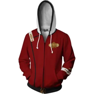 Star Trek II: The Wrath of Khan Hoodie 3D Zip Up Sweatshirt Unisex