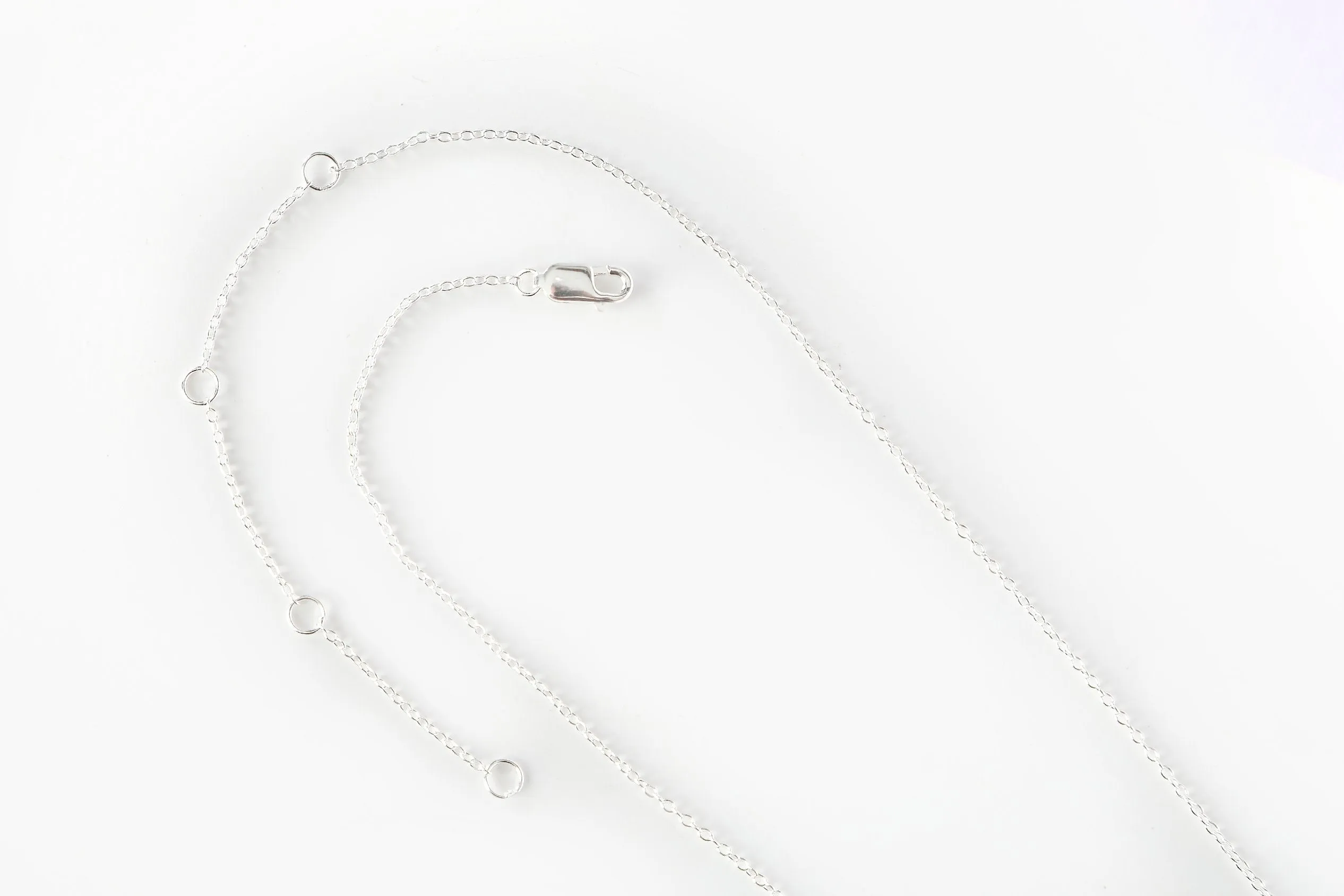 Sterling Silver Pavè Star Necklace