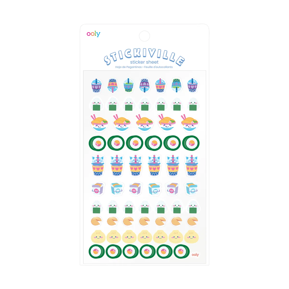Stickiville Stickers: Ramen & Sushi - Standard (1 Sheet)