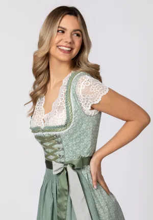 Stockerpoint Mini Dirndl 2pcs. 55cm "Kim" Sage (closeout) 32,36