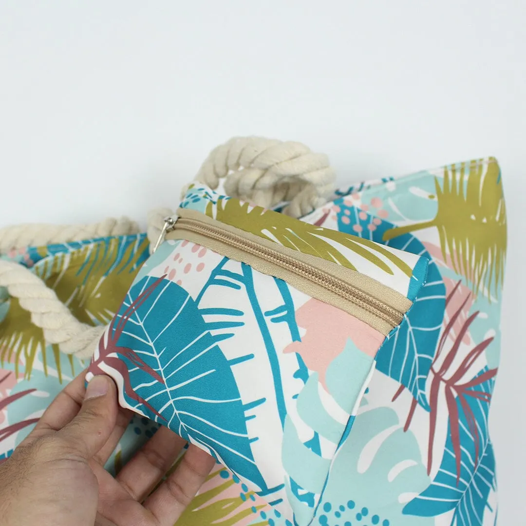 Stylish Blue Themed Baby Tote Bag
