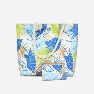 Stylish Blue Themed Baby Tote Bag