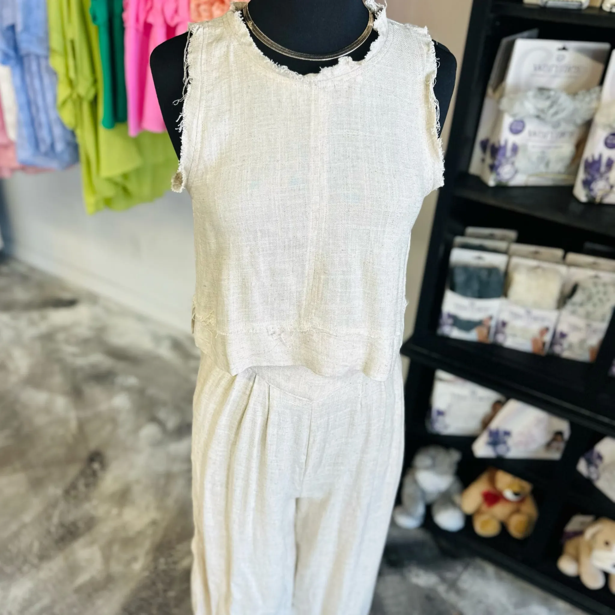 Stylish Ease Oatmeal Matching Set
