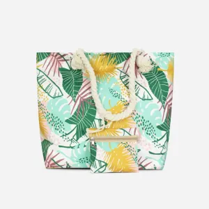 Stylish Green Themed Baby Tote Bag
