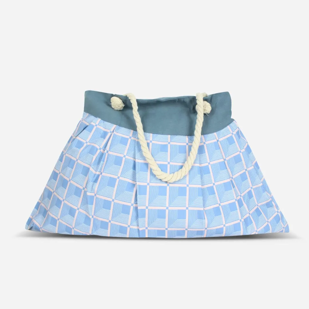 Stylish Light Blue Themed Baby Tote Bag