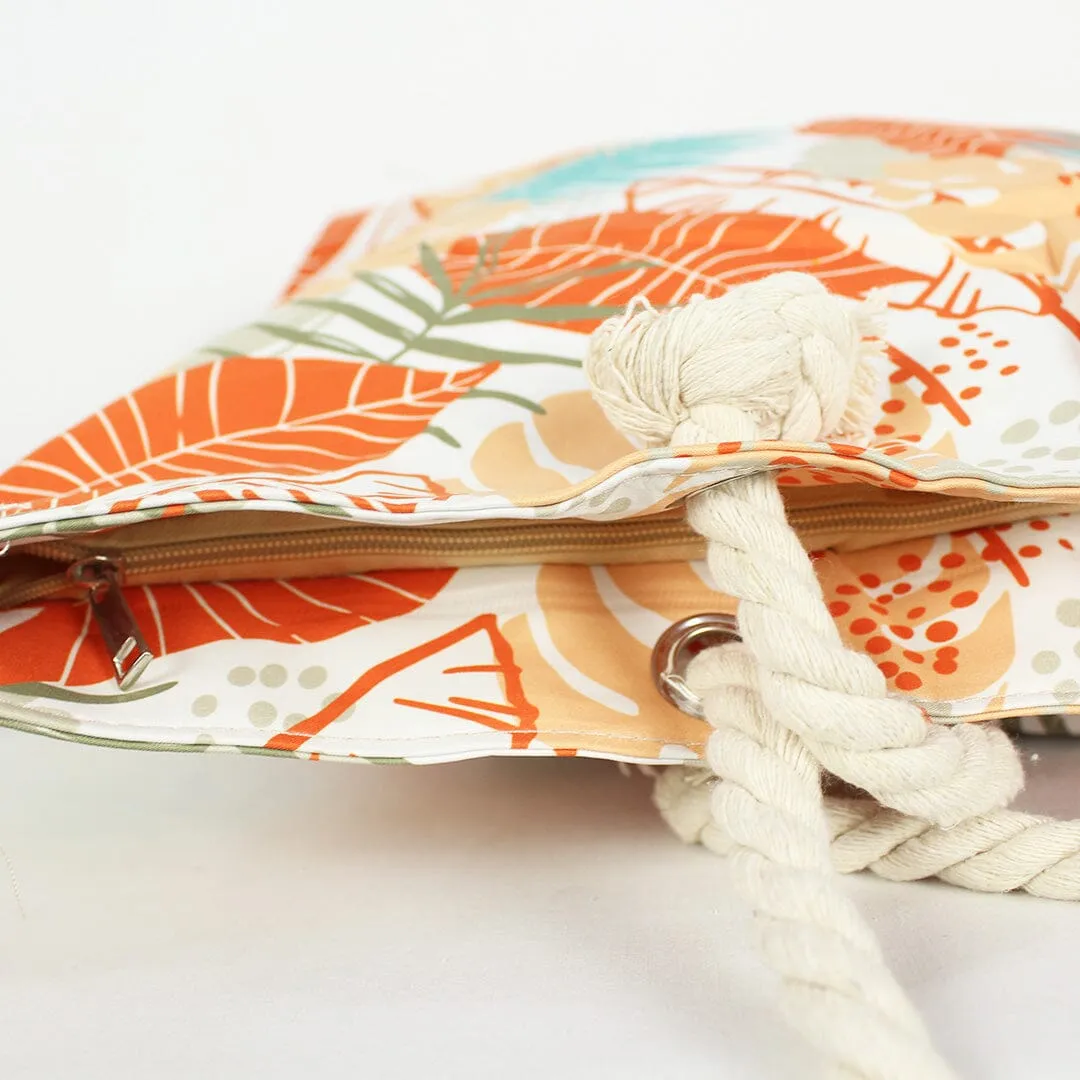 Stylish Orange Themed Baby Tote Bag