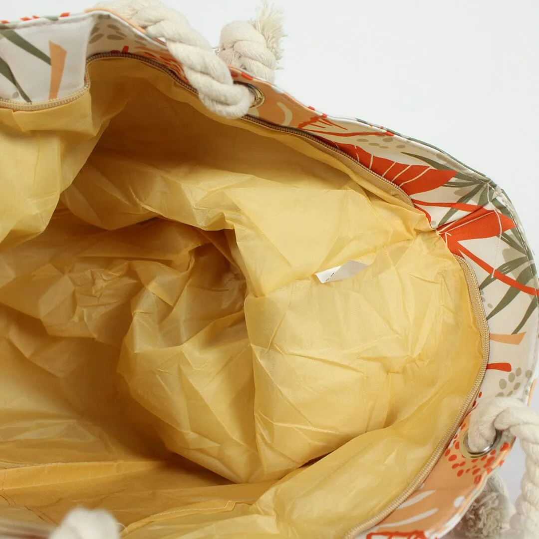 Stylish Orange Themed Baby Tote Bag