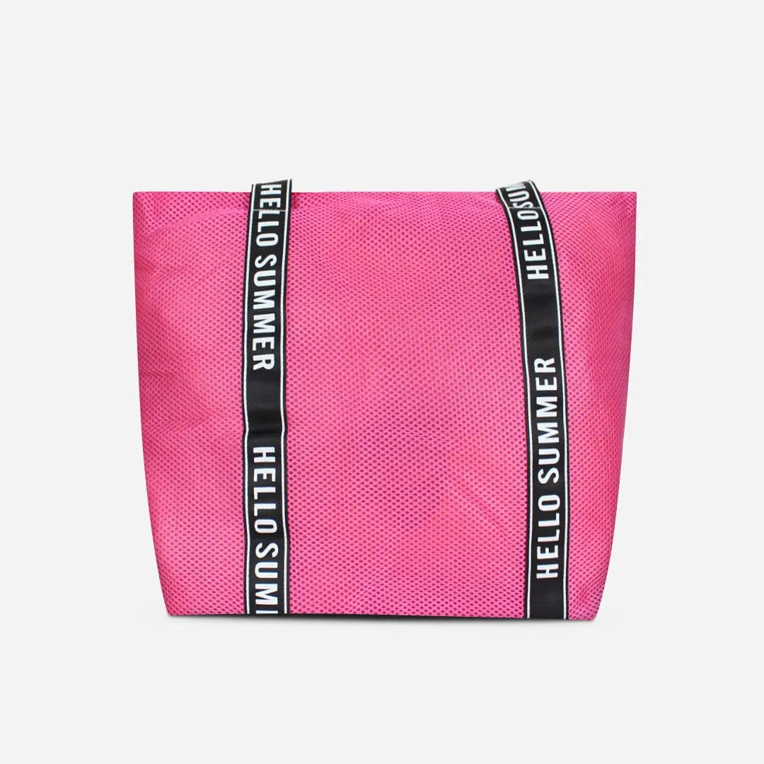 Stylish Pink Themed Baby Tote Bag