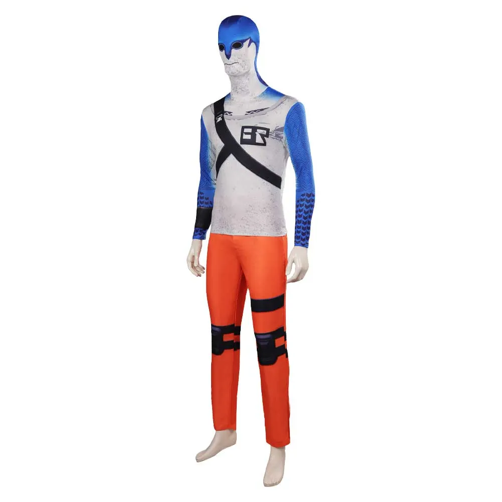 Suicide Squad: Kill the Justice League Suicide Squad King Shark Prisoner Suit Set Cosplay Costume