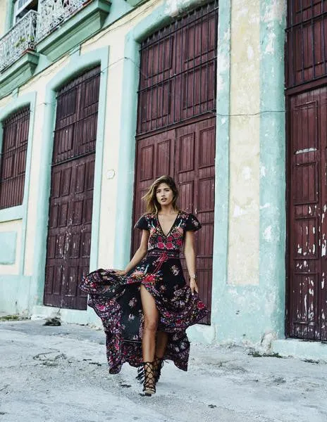 Summer Bohemian - Floral Dress