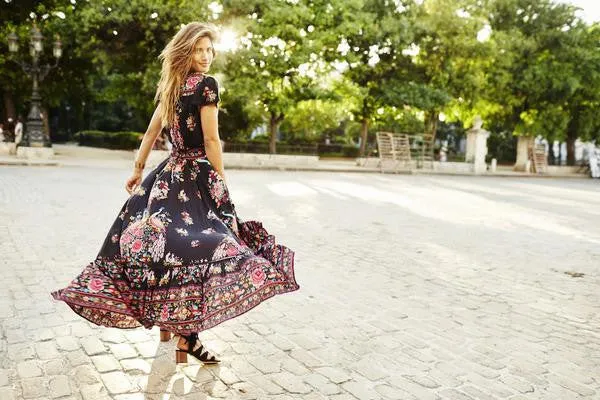 Summer Bohemian - Floral Dress