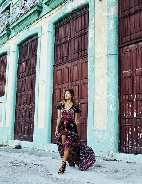 Summer Bohemian - Floral Dress