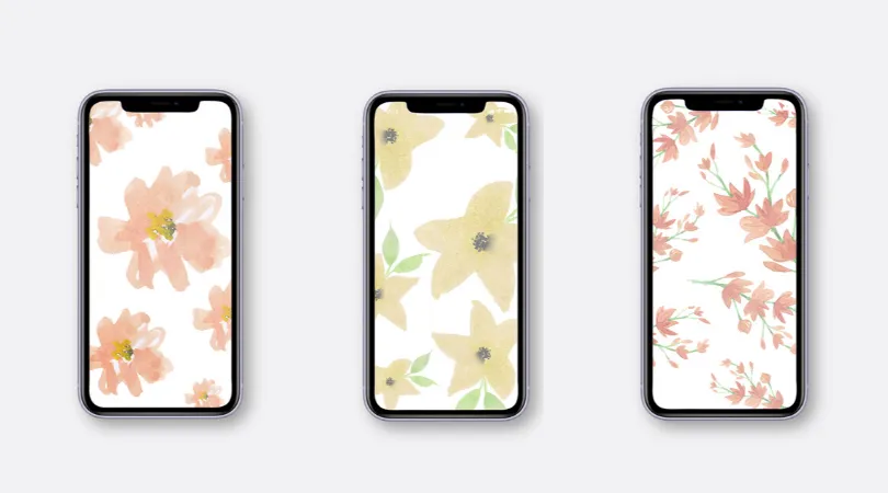 Summer set of 9 Phone Wallpapers