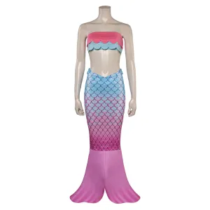 Super Mario Princess Peach Mermaid Suit Cosplay Costume Outfits Halloween Carnival Suit