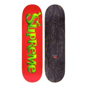 Supreme Shrek Skateboard Deck- Red