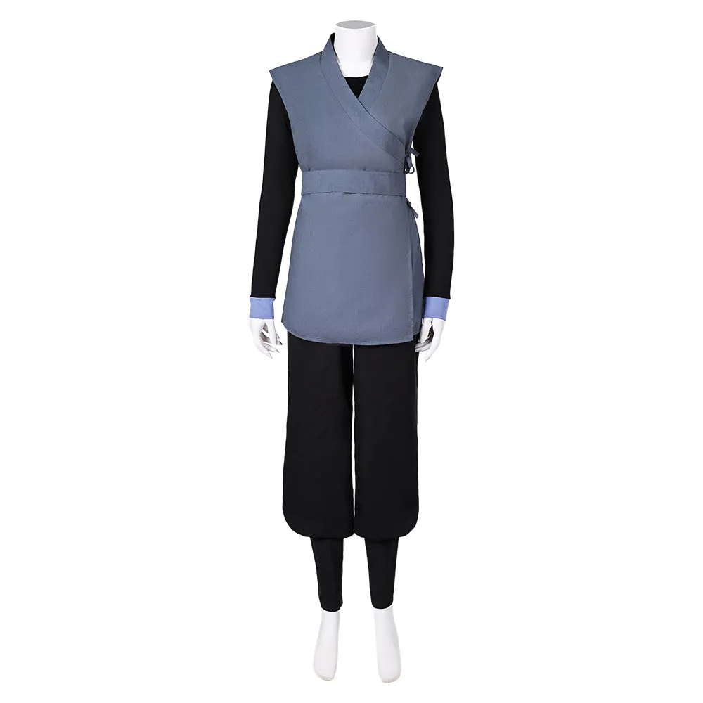 SW Barriss Offee Grey Combat Uniform Cosplay Costume Outfits Halloween Carnival Suit