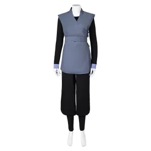 SW Barriss Offee Grey Combat Uniform Cosplay Costume Outfits Halloween Carnival Suit