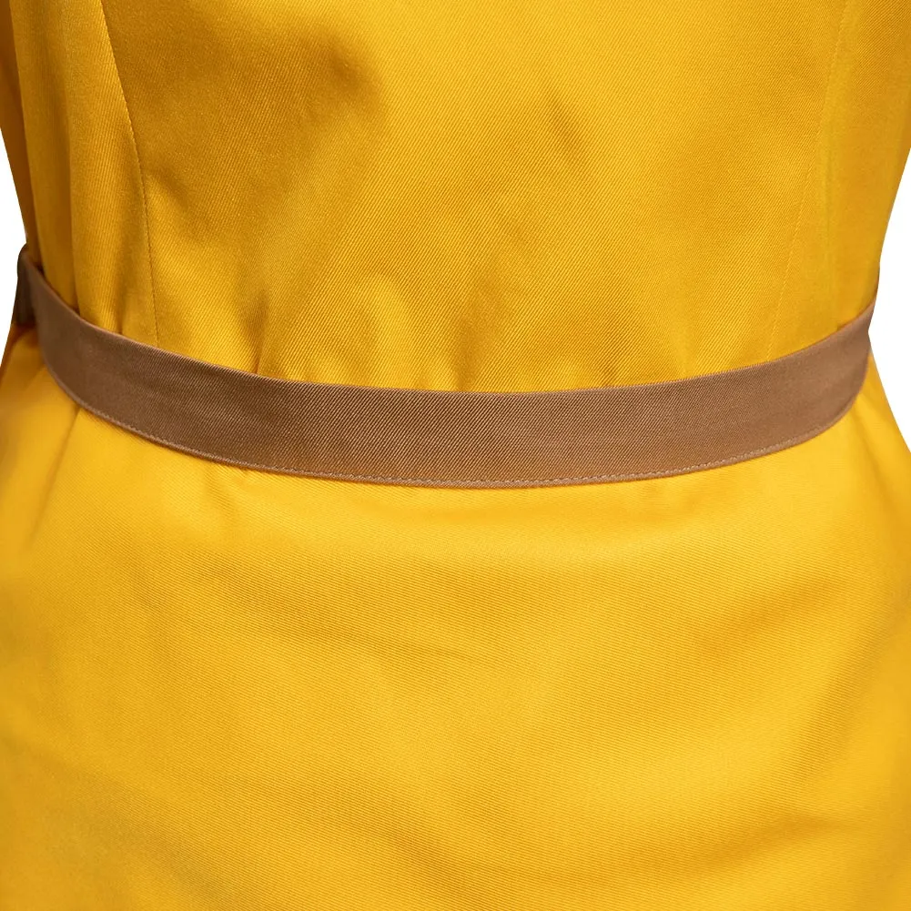 Tarzan Jane Cosplay Costume Yellow Dress Outfits Halloween Carnival Suit