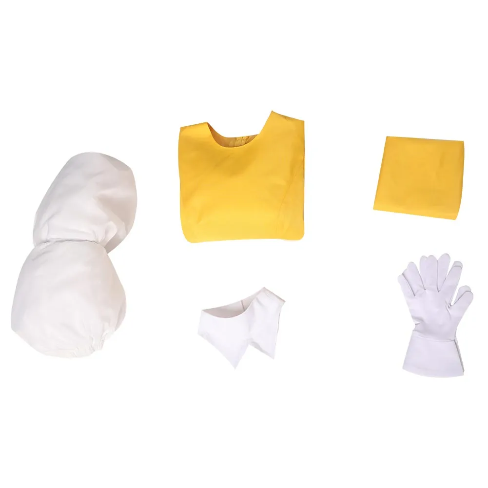 Tarzan Jane Cosplay Costume Yellow Dress Outfits Halloween Carnival Suit