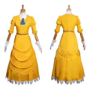Tarzan Jane Cosplay Costume Yellow Dress Outfits Halloween Carnival Suit