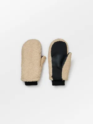 Teddy Bonna Gloves - Pebble Beige