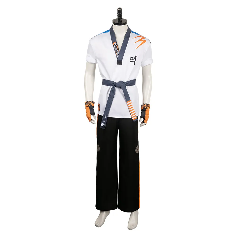 Tekken8 Hwoarang Cosplay Costume Outfits Halloween Carnival Suit