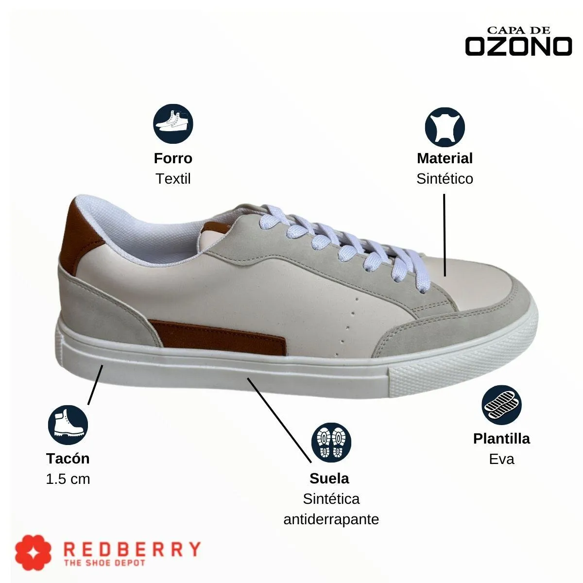 Tenis Capa de Ozono Hombre Casual 623902
