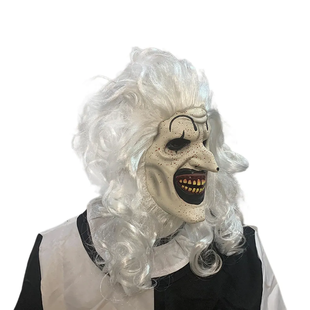 Terrifier 3 2024 Movie The Clown Mask Cosplay Latex Masks Helmet Halloween Party Props