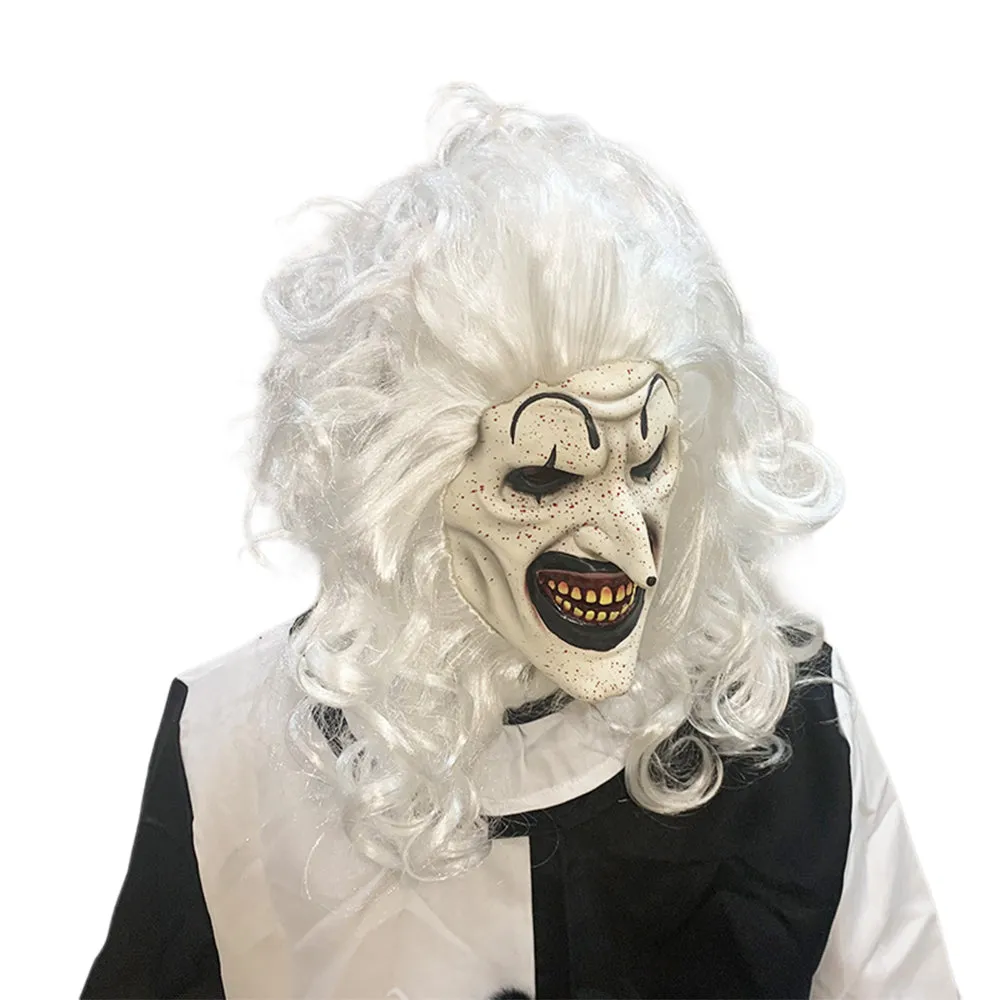 Terrifier 3 2024 Movie The Clown Mask Cosplay Latex Masks Helmet Halloween Party Props