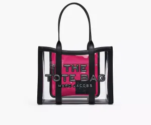 The Clear Medium Tote Bag - Black
