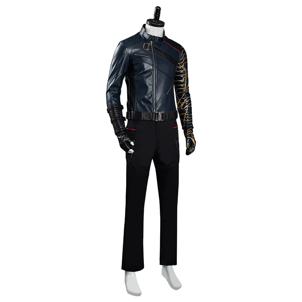 The Falcon and the Winter Soldier Halloween Carnival Suit Bucky Barnes Cosplay Costume