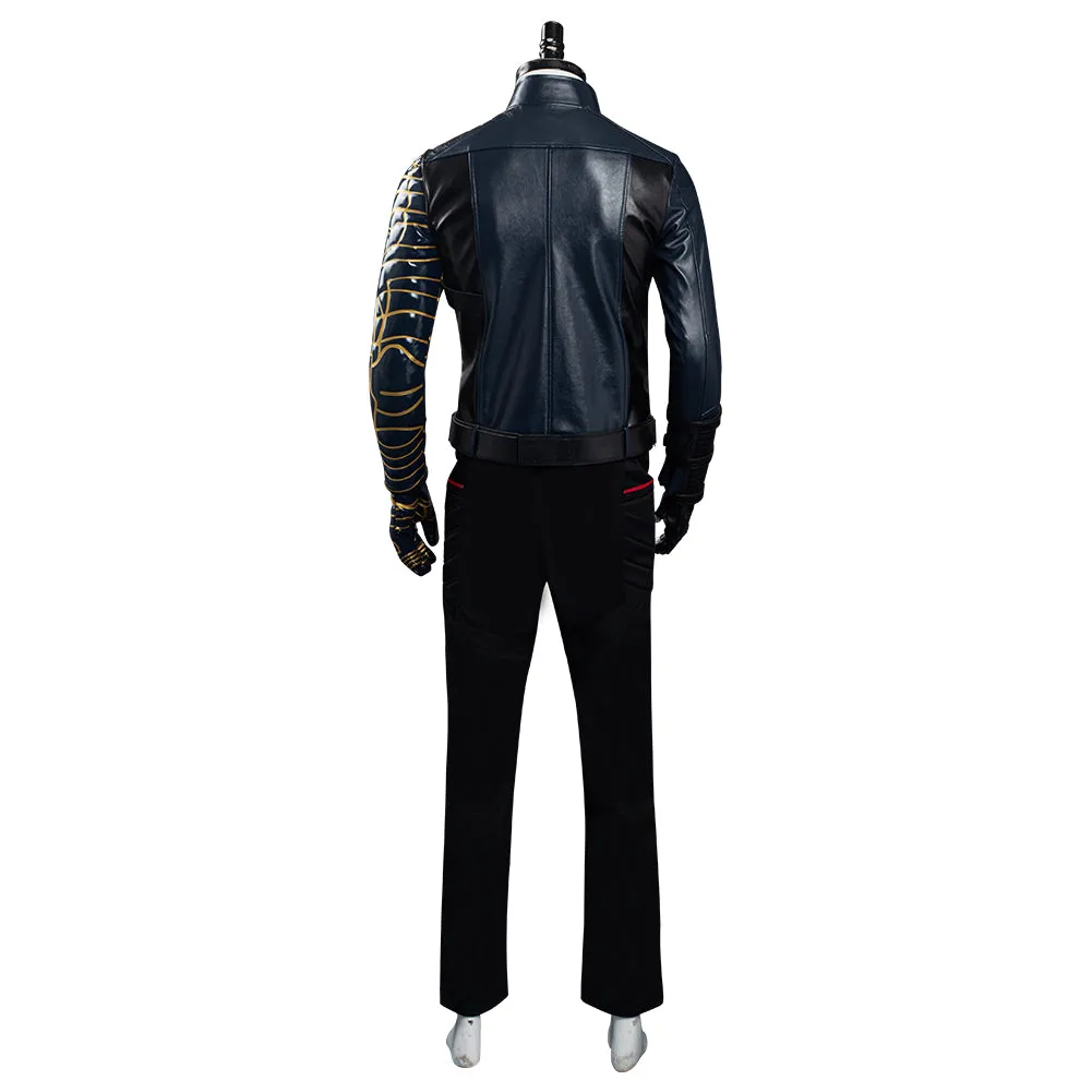 The Falcon and the Winter Soldier Halloween Carnival Suit Bucky Barnes Cosplay Costume